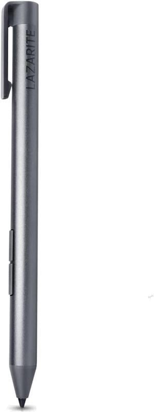 LAZARITE M Pen Grey, Active Stylus for Lenovo Flex 5/14, Yoga 7i/9i, Hp Envy x360/Pavilion x360/Spectre x360, Digital Pen with 4096 Pressure Sensitivity, Palm Rejection, Tilt Support