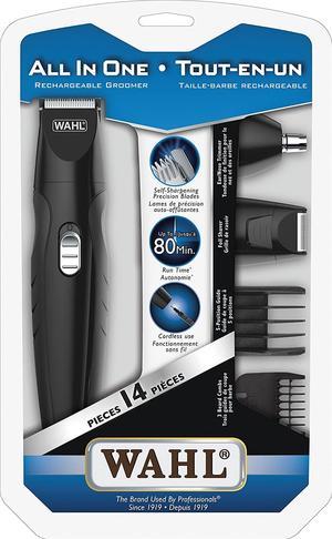 Wahl Canada All in One Rechargeable Groomer for men A perfect tool for all your grooming needs Beard Trimmer Rechargeable Trimmer Cordless Use  Model 3110 Black 1 Count Pack of 1