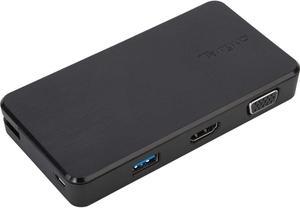 Targus USB 3.0 & USB-C Dual Video 1K-2K Travel Docking Station (DSU100BT)