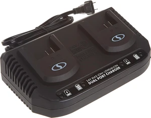 Snow Joe 24VCHRG-DPC 24V iON+ Dual Port Quick Charge Docking Station, Black Snow Joe 24VCHRG-DPC 24V iON+ Dual Port Quick Charge Docking Station, Black