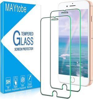 2 Pack MAYtobe Screen Protector For iPhone 8 Plus iPhone 7 Plus iPhone 6s Plus iPhone 6 Plus Tempered Glass 55Inch Case Friendly Easy to Install