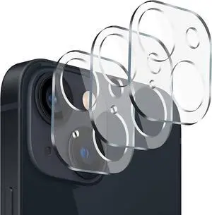 Camera Lens Protector (3 Pack) Compatible with iPhone 14& iPhone 14 Plus Camera Lens Cover Protection HD Clear Anti-Scratch