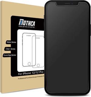 Mothca Matte Glass Screen Protector for iPhone 12 Pro/12 Anti-Glare & Anti-Fingerprint Tempered Glass Film Case Friendly Easy to Install Bubble Free for iPhone 12/12 Pro 6.1-inch (2020)-Smooth as Silk