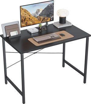 CubiCubi Computer Desk 32" Home Office Laptop Desk Study Writing Table, Modern Simple Style, Black