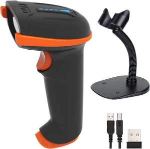 Tera 2D QR Wireless Barcode Scanner with Stand Versatile 2-in-1 (2.4G Wireless & USB 2.0 Wired) with Battery Level Indicator Cordless CMOS Image Barcode Reader for Supermarket Mobile Payment D5100-Z Tera 2D QR Wireless Barcode Scanner with Stand Versatile 2-in-1 (2.4G Wireless & USB 2.0 Wired) with Battery Level Indicator Cordless CMOS Image Barcode Reader for Supermarket Mobile Payment D5100-Z