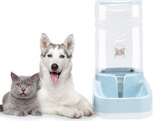 Dog Water Dispenser,Pet Automatic Waterer,3.8L Gravity Water Dispenser Station Self-Dispensing Drinking Fountain for Cats/Dogs Bowl