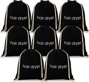 ERKXD 1 | 3 | 6 | 8 Pack Hair Dryer Bags Drawstring Bag Container Hairdryer Bag for travel bathroom