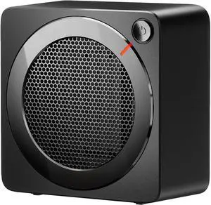 GAIATOP Space Heater, 500W Energy Efficient for Indoor Use, PTC Ceramic Fast Heating Electric Desk Heater, Overheating & 45°Tip-Over Protection Portable Mini Heater for Office Home Black