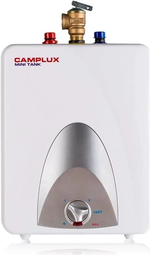 Camplux ME25 Mini Tank Electric Water Heater 2.5-Gallon with Cord Plug,1.5kW at 120 Volts Camplux ME25 Mini Tank Electric Water Heater 2.5-Gallon with Cord Plug,1.5kW at 120 Volts