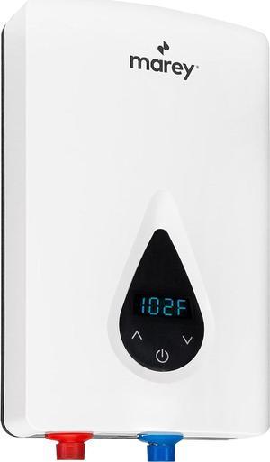 Marey ECO150 220V/240V-14.6KW Tankless Water Heater with Smart Technology, Small, White