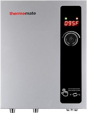 thermomate Electric Tankless Water Heater, 11kW at 240 Volt, On Demand Instant Hot Water Heater, Self Modulating Energy Saving, Save Space, 2.15GPM at 35°F Rise