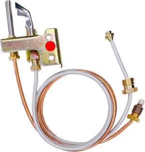 Water Heater Pilot Assembely For Tubing LP Propane Gas, Includes Pilot Thermocouple kit, 24" Water Heater Replacement Parts Fits Many Water Heaters On The Market