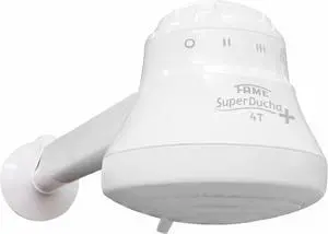 FAME - Electric shower 110V - 4 temperatures.- 4400W - Includes: Head, hose with hand head + support, installation tube, free spare resistance included - Calentador de Agua Electrico.