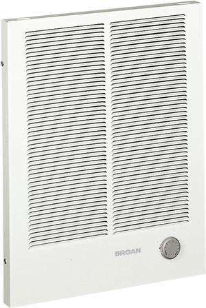 Broan 194 High Capacity Wall Heater, 1500/3000 Watt 240 VAC, White Painted Grille