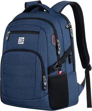 Bagsure Travel Laptop Backpack, Business Water Resistant Laptop Backpack with USB Charging Port, College Bag for Men & Women, Denim Blue, 15.6inch, Travel Backpacks Bagsure Travel Laptop Backpack, Business Water Resistant Laptop Backpack with USB Charging Port, College Bag for Men & Women, Denim Blue, 15.6inch, Travel Backpacks