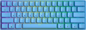 GK61 Mechanical Gaming Keyboard - 61 Keys Multi Color RGB Illuminated LED Backlit Wired Programmable for PC/Mac Gamer (Gateron Optical Brown, Blue)