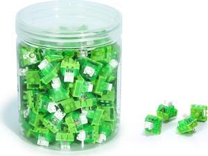 MAGIC-REFINER x Jelly Green Switches for Mechanical Keyboard DIY, 45gf Linear Keyswitch 3 Pins, Factory Pre Lubed with POM Stem Compatible for MX Mechanical Keyboard Switch Set (100PCS)