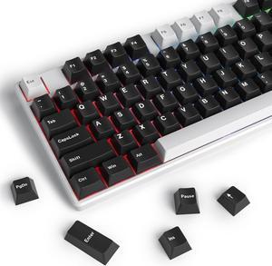 Mosptnspg WOB Cherry Profile Custom keycaps168 Key PBT Doubleshot Key Cap Set for 60%/64/84/108 Cherry/gateron MX switches US ANSI Layout Mechanical Keyboard