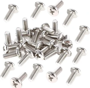 bnafes 40 Pieces VESA Computer TV LCD Monitor Stand Bracket Mounting Screw M4x10mm bnafes 40 Pieces VESA Computer TV LCD Monitor Stand Bracket Mounting Screw M4x10mm