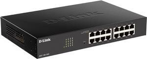 D-Link 16-Port Gigabit Smart Managed Switch | 16 GbE Ports |L2| VLANs | Cable Diagnostics | Web Managed | Desktop or Rackmount | Fanless | NDAA Compliant | Lifetime Warranty (DGS-1100-16V2)