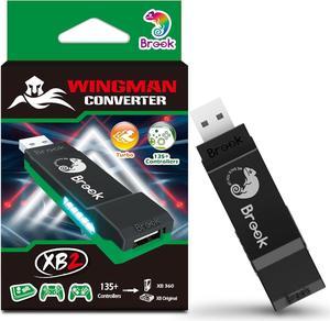 Brook Wingman XB 2 Converter - Wireless Controller Adapter for XB Retro Consoles and PC, Supports Remap and Adjustable Turbo