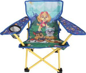 Paw Patrol Kids Camp Chair, Outdoor Chair for Kids with Cup Holder and Carry Bag