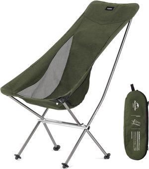 Naturehike Portable Moon Folding Camping Chair Ultralight Compact Heavy Duty for Adults, Hiking, Outdoor Camp, Backpacking, Festival, Travel, Beach, Picnic, Fishing