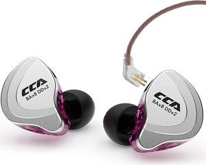 CCA C10 IEM High Definition Earphones 10 Hybrid Drivers in Ear Earphones HiFi Bass Earbuds Headphones with Ergonomic Comfort Fit Design for Game Music Show Stage