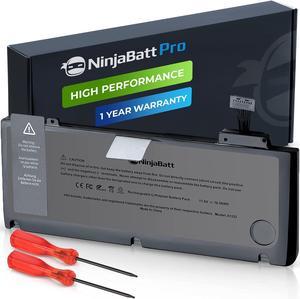 NinjaBatt Battery A1278 A1322 for Apple MacBook Pro 13" [Mid 2012 2010 2009 Early 2011 Late 2011] - High Performance [76.56Wh/11.6Vv]