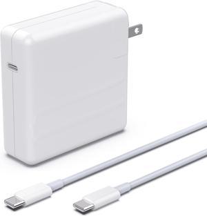 Mac Book Pro Charger - 96W USB C Charger Fast Charger for MacBook Pro 16, 15, 14, 13 inch, MacBook Air, iPad Pro, Type-C Laptop Power Adapter Supply Fast Charging 5A USB-C to C Cable