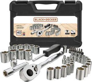 BLACK+DECKER Socket Set, 40-Piece (BDMT45001)