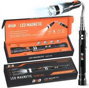 BIIB Gifts for Men, LED Magnetic Pickup Tools Birthday Gifts for Men, Mens Gifts for Dad Him Husband Grandpa, Fathers Day Dad Gift from Daughter Wife, Tools for Men, Useful Father's Day Gift Ideas BIIB Gifts for Men, LED Magnetic Pickup Tools Birthday Gifts for Men, Mens Gifts for Dad Him Husband Grandpa, Fathers Day Dad Gift from Daughter Wife, Tools for Men, Useful Father's Day Gift Ideas
