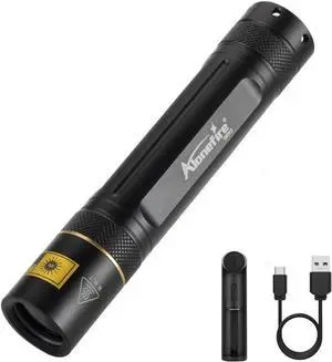ALONEFIRE SV003 10W 365nm UV Flashlight Portable USB Rechargeable Woods Lamp Black Light for Pet Urine Detection, Resin Curing, Scorpion, Fishing, Minerals, Cure Glue, Bed Bugs with Battery, Charger ALONEFIRE SV003 10W 365nm UV Flashlight Portable USB Rechargeable Woods Lamp Black Light for Pet Urine Detection, Resin Curing, Scorpion, Fishing, Minerals, Cure Glue, Bed Bugs with Battery, Charger