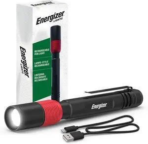 X400 Rechargeable Pen Light Water Resistant Mini Flashlight Bright 400 Lumens LED Work Light for Mechanic Tools (USB Cable Included)