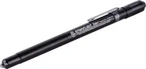 Streamlight 65058 Stylus 11-Lumen UL Listed White LED Pen Light with 3 AAAA Batteries, Black