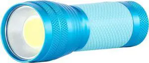 Dorcy 100-Lumen Weather Resistant Glow-In-The-Dark LED Flashlight with Lanyard and Aluminum Construction, Assorted Colors (41-4254)