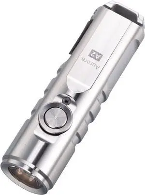 RovyVon A2 USB C Rechargeable Keychain Flashlight 650 Lumen Super Bright EDC Flashlight Water Resistant for Everyday Carry, Camping, Running, Hiking