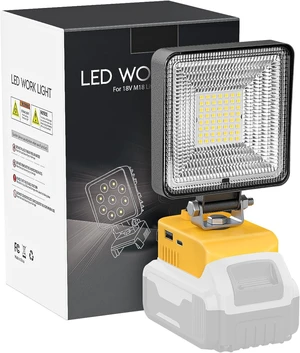 LIVOWALNY Cordless Flood Light for Dewalt Light 20v Max Led Work Light, 30W 3000LM Battery Light for Dewalt 20v Tools in Camping, Outdoor Lighting, Car Repairs LIVOWALNY Cordless Flood Light for Dewalt Light 20v Max Led Work Light, 30W 3000LM Battery Light for Dewalt 20v Tools in Camping, Outdoor Lighting, Car Repairs