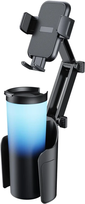 Cup Holder Phone Mount for Car, Tryone 2 in 1 Newest Phone Holder Car Cupholder Adjustable Long Neck Universal Cupholder Cell Phone Holder Cradle for iPhone, Samsung, Google and All Phones (Black) Cup Holder Phone Mount for Car, Tryone 2 in 1 Newest Phone Holder Car Cupholder Adjustable Long Neck Universal Cupholder Cell Phone Holder Cradle for iPhone, Samsung, Google and All Phones (Black)
