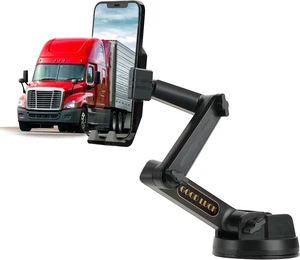 EVEMANT Phone Mount for Truck, Truck Phone Holder Mount Heavy Duty, Dashboard Windshield Phone Holder for Semi Truck, Suction Cup Phone Mount for Truck Accessories, Compatible with iPhone/Samsung EVEMANT Phone Mount for Truck, Truck Phone Holder Mount Heavy Duty, Dashboard Windshield Phone Holder for Semi Truck, Suction Cup Phone Mount for Truck Accessories, Compatible with iPhone/Samsung