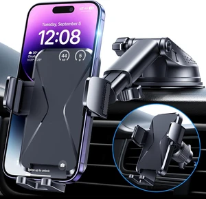 Phone Holders for Your Car 3-in-1 Universal Car Phone Holder Windshield Dashboard Air Vent Cell Phone Car Mount Hands Free Car Phone Mount Fit for iPhone Android Smartphone Brand: GUWEZ Phone Holders for Your Car 3-in-1 Universal Car Phone Holder Windshield Dashboard Air Vent Cell Phone Car Mount Hands Free Car Phone Mount Fit for iPhone Android Smartphone Brand: GUWEZ