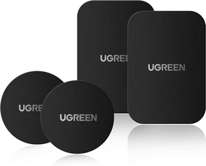 UGREEN Metal Plate for Magnetic Car Mount Cell Phone Magnet Holder with Strong Adhesive Sticker, 2 Round and 2 Rectangle Black UGREEN Metal Plate for Magnetic Car Mount Cell Phone Magnet Holder with Strong Adhesive Sticker, 2 Round and 2 Rectangle Black