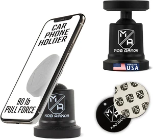 Mob Armor MobNetic Maxx - Magnetic Phone Mount - Cell Phone Holder - Mobile Phone Holder for Car, Truck, Boat, ATV - Smartphone Mount & Holder - Compatible with iPhone and Android Mob Armor MobNetic Maxx - Magnetic Phone Mount - Cell Phone Holder - Mobile Phone Holder for Car, Truck, Boat, ATV - Smartphone Mount & Holder - Compatible with iPhone and Android
