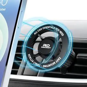 for MagSafe Car Mount Air Vent Magnetic Phone Mount 360° Adjustable Magnetic Phone Holder for iPhone 12 13 14 15 Pro Max Plus Mini - Car Magnet Phone Holder