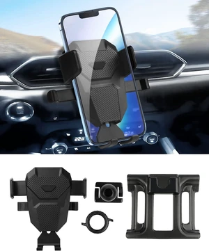 FIILINES Phone Holder for Mazda CX-5 2017-2025 CX5 Phone Mount Dashboard Air Vent Cell Phone Holder for iPhone Smartphone 360 Degree Rotation CX5 Accessories FIILINES Phone Holder for Mazda CX-5 2017-2025 CX5 Phone Mount Dashboard Air Vent Cell Phone Holder for iPhone Smartphone 360 Degree Rotation CX5 Accessories