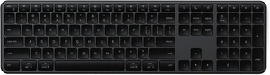 Satechi Slim EX3 Wireless Keyboard, Bluetooth & 2.4 GHz, Space Black | Full-size with numpad, instant OS key remap, rechargeable battery, for macOS, Windows, Android Satechi Slim EX3 Wireless Keyboard, Bluetooth & 2.4 GHz, Space Black | Full-size with numpad, instant OS key remap, rechargeable battery, for macOS, Windows, Android