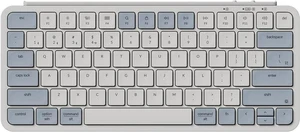 Keychron B1 Pro Ultra-Slim ZMK/Launcher Wireless Bluetooth 2.4 GHz/Wired Connection Keyboard for Mac Windows Linux - Retro Blue Keychron B1 Pro Ultra-Slim ZMK/Launcher Wireless Bluetooth 2.4 GHz/Wired Connection Keyboard for Mac Windows Linux - Retro Blue