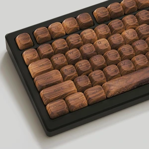 Womier PBT Keycaps - MOA Keycaps for Mechanical Keyboard 60 65 75 Percent, Wood Dye-Sublimation Japanese Custom Keyboard Key Cap Set for Cherry MX, Walnut Womier PBT Keycaps - MOA Keycaps for Mechanical Keyboard 60 65 75 Percent, Wood Dye-Sublimation Japanese Custom Keyboard Key Cap Set for Cherry MX, Walnut