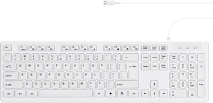 MCSaite Wired White USB 104 Keys Computer Keyboard with Stands,Waterproof - US Layout Compatible for Windows, PC, Laptop MCSaite Wired White USB 104 Keys Computer Keyboard with Stands,Waterproof - US Layout Compatible for Windows, PC, Laptop