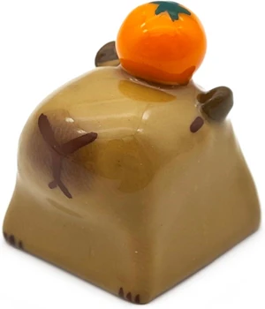 Cartoon Capybara Keycap,Custom 3D Handmade Clay Artisan ESC Keycap,Cute Keycaps Personalized Replacement Key Caps for Cherry MX Mechanical Gaming Keyboard (Orange Capybara) Cartoon Capybara Keycap,Custom 3D Handmade Clay Artisan ESC Keycap,Cute Keycaps Personalized Replacement Key Caps for Cherry MX Mechanical Gaming Keyboard (Orange Capybara)